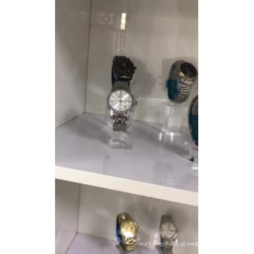 Relógio mecânico masculino OLEVS marca de luxo 6607 resistente à água, característica dia / data do automóvel com pulseira de aço inoxidável